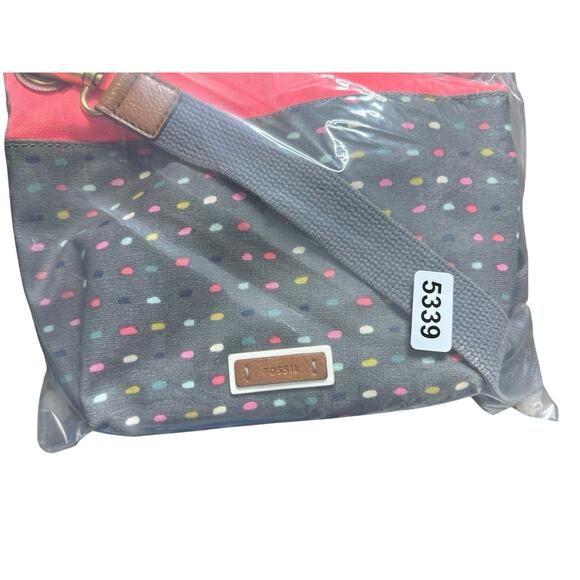 Fossil Keely Crossbody‎ Shoulder Bag Pink Gray Multi Color matching wallet - Picture 7 of 7